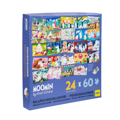 MUMITROLDENES PUSLEJULEKALENDER 24x60 BRIKKER