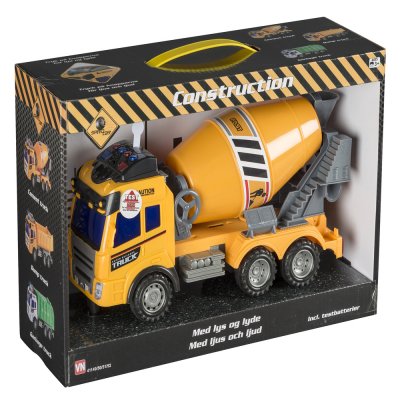 Lastbil med Cementmixer, Lyd & Lys