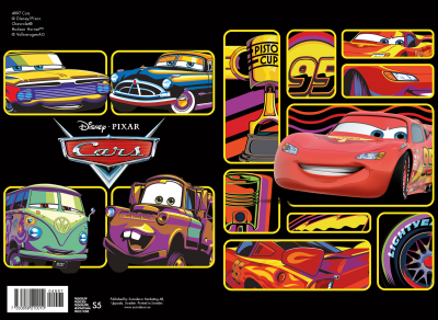 Disney Cars fødselsdagskort med kuverter