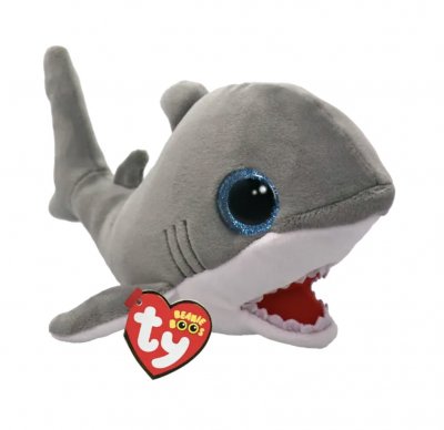 Finnegan Haj Bamse – Grå og Blød Havlegetøj