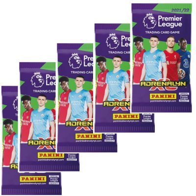 5-Pack Fodboldkort Premier League 2021/22 Samlekort Booster