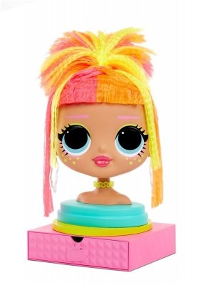 L.O.L. Surprise! Neonlicious Styling hoved make-up dukke