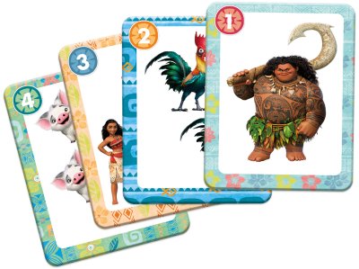 Vaiana, 40 store spillekort, 10 spil