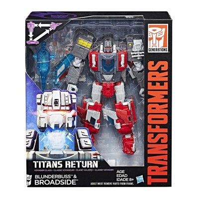 Transformere Titans Return Voyager Broadside Figur