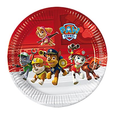 Paw Patrol papir plader