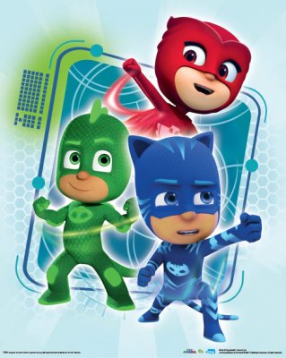 Pyjamas helte Poster 40x50 cm