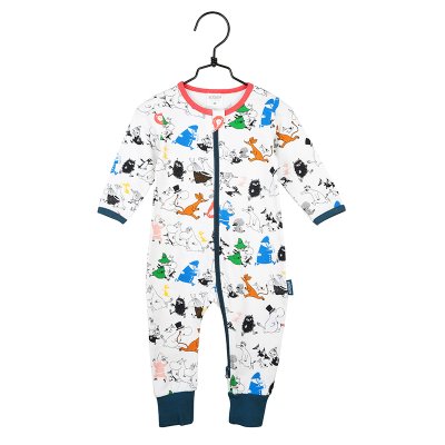 Mumi løb Hvid Pyjamas