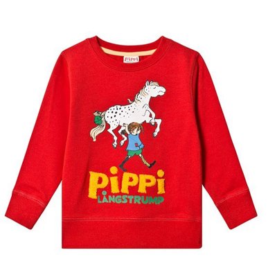 Pippi Langstrømpe rød sweater
