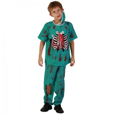 Costume for Kids - Zombie Doctor (pc'er 140-152.)