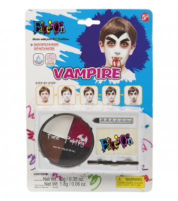 4 pak ansigts farver - Vampire