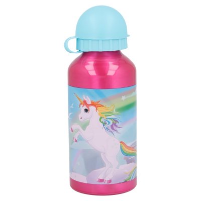 Unicorn vandflaske i aluminium, 400 ml