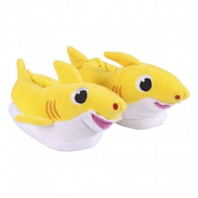 Baby Shark Indoor Tøfler 3D Gul