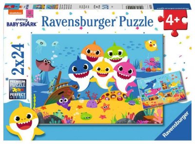 Ravensburger Baby Shark Puzzle 2x24