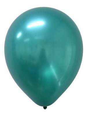 Balloner metallic grøn 20-pak