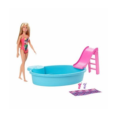 Barbie Pool med Doll legesæt