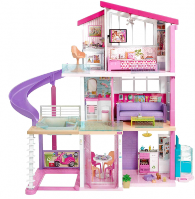 Barbie Dream House Dream House dukkehus med dias Dukketøj & Tilbehør - Dukker & tilbehør - LEGETØJ - Kidsdreamstore.dk