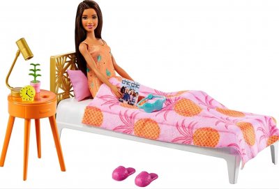 Barbie Lekset, dukke og soveværelse