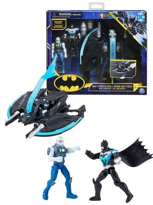 Batman VS Mr. Freeze figur med Batwing køretøj