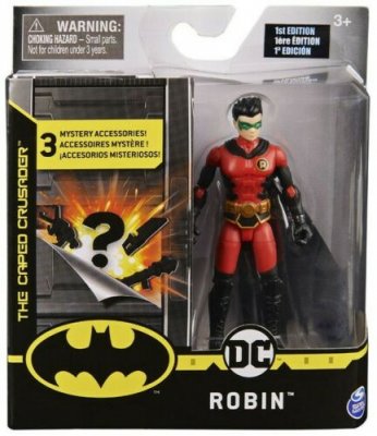 Batman figur med tilbehør, Robin, 10 cm