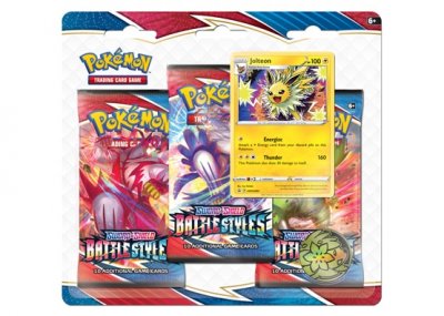 Pokémon kort Battle Styles Trippelblister Jolteon 30 st samlekort