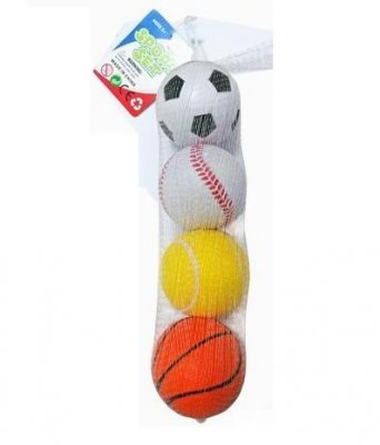 Boldesæt i net - 4 stk