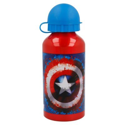Captain America, vandflaske i aluminium 400ml