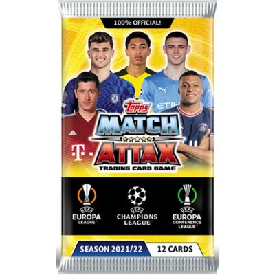 Fodbold kort UEFA Champions League 2021/2022 Booster Samlekort