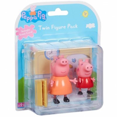Character Options - Peppa Pig Twin figurpakke Bedroom Scene Card / fra assorteret sortiment (English)