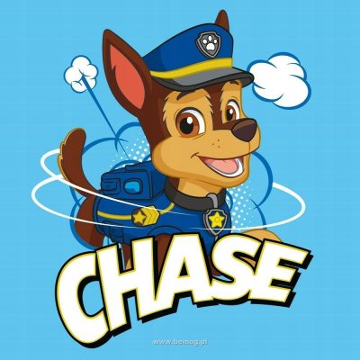 Paw Patrol Chase håndklæde 30x30cm