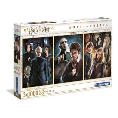 3x1000 pcs High Quality Collection Harry Potter Puslespil