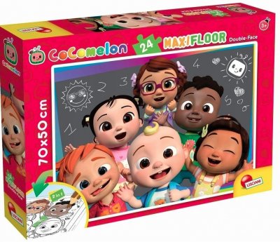 Cocomelon gulvpuslespil 24 brikker 2 i 1