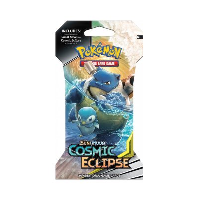 Pokémon Sun & Moon Cosmic Eclipse Booster Blister Byttekort