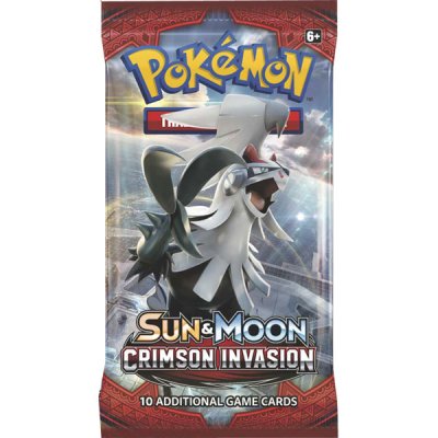 Pokémon kort Sun & Moon Crimson Invasion Booster kort pakker samlekort