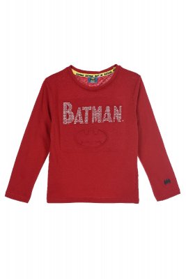 DC Comics Batman langermet rød skjorte