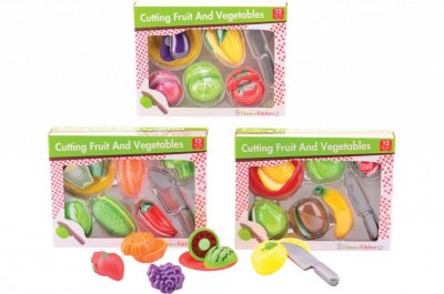 Delbare køkken legetøj - Frugt og grøntsager