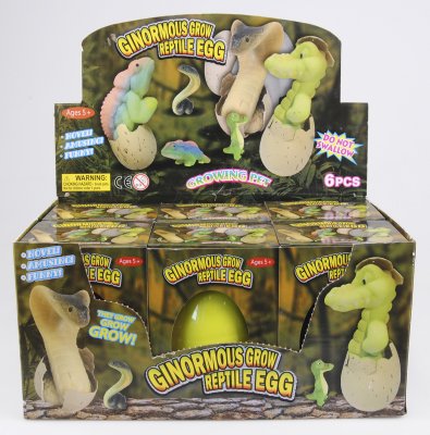 Ginormous Grow Reptile Egg, æg klækket i vand