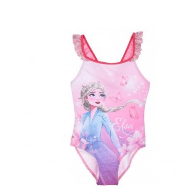 Disney Frost 2 lyserød badedragt med sløjfe