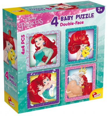 Disney havfrue Baby puzzle 2-i-1