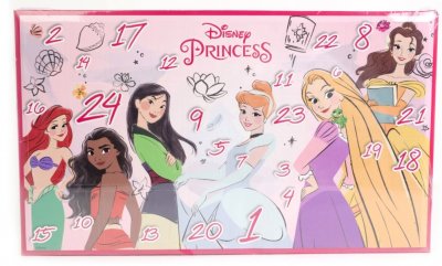 Disney prinsesser adventskalender med 24 overraskelser