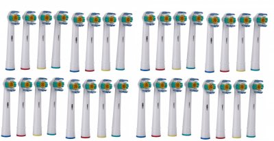 32-pack kompatibel tandbørstehoved til Oral-B, dybde børste