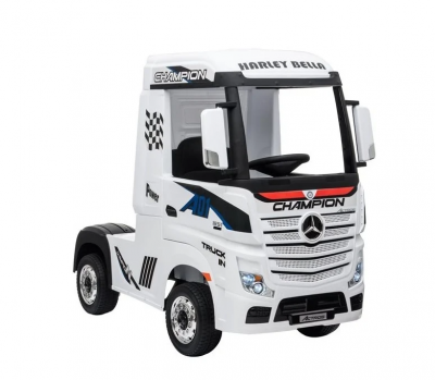 Elbil børn Mercedes Actros Lastbil 12V hvid