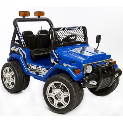 Elbil børn Safari Buffalo Jeep 12V blå