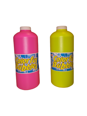 Farverige sæbebobler 1 L