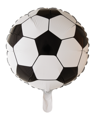 Folie ballon, fodbold, rund, 46 cm