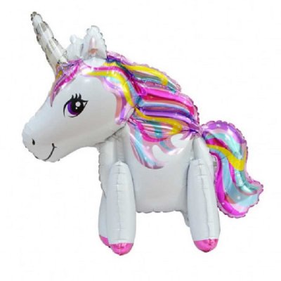 Unicorn folieballon 1-pak 60x65 cm