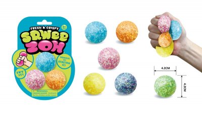 Frisk og sprød klem Neon Squishy bold 3-pak