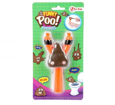 Funny Poo slingshot