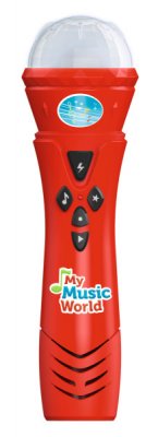 Mikrofon med stemmeforvrænger - 3 forskellige lyde