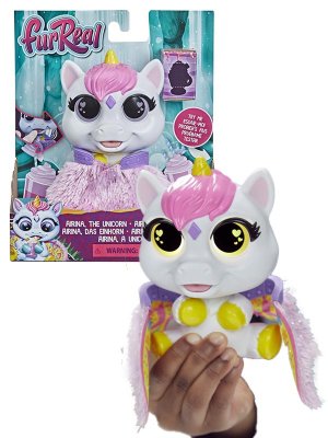 FurReal Unicorn Airena interaktiv figur med lyd og lys
