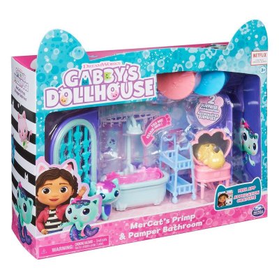 Gabbys Dollhouse Mercat primp og Pamper bathroom legesættet